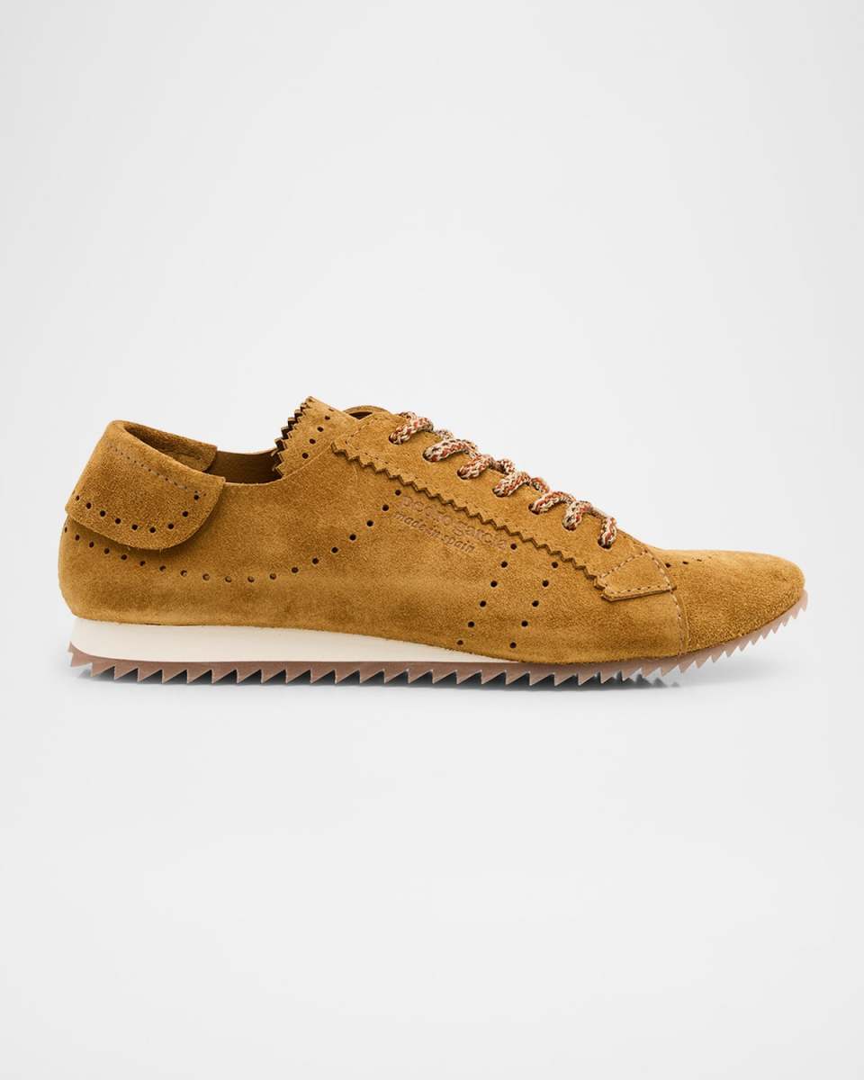 Celin Suede Low-Top Sneakers